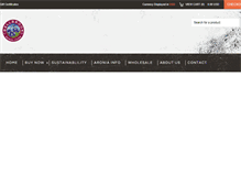 Tablet Screenshot of organicaronia.com